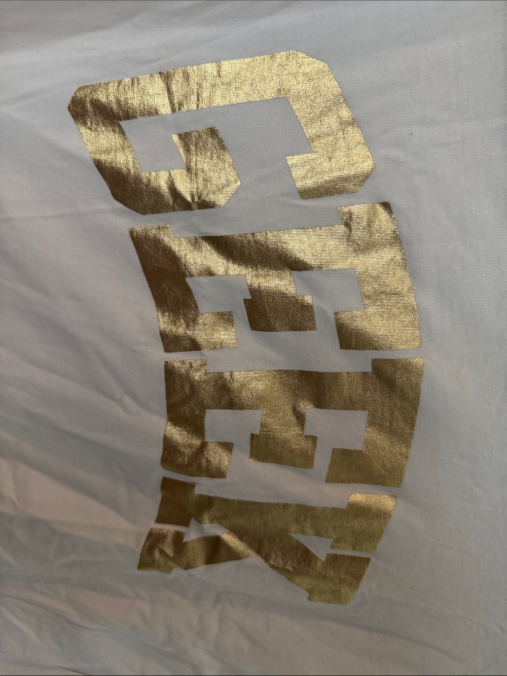GEEK Graphic Tee with Gold Foil Lettering - Picture 3 of 3